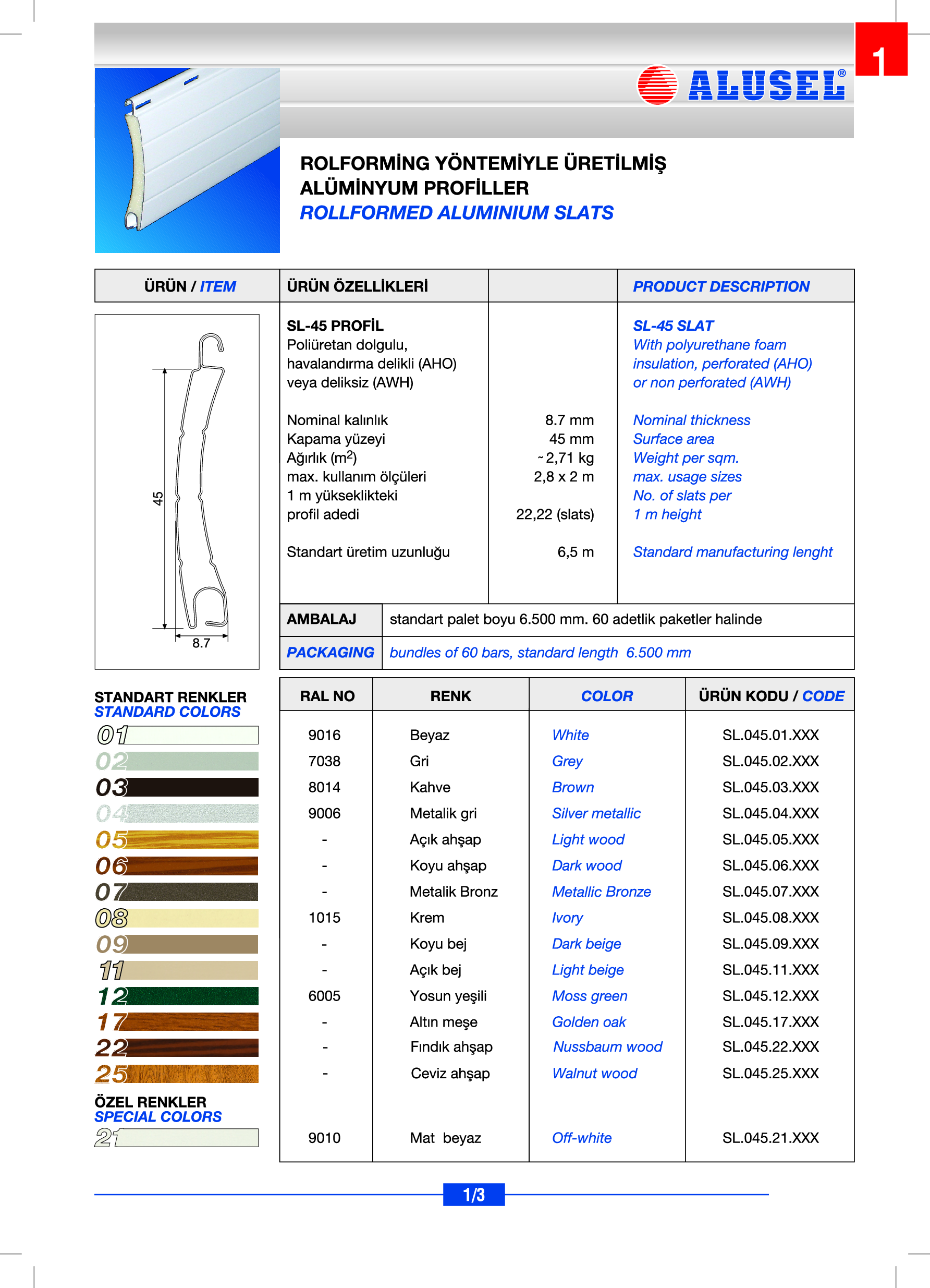 Alusel Dıştan Takma Sistem Panjur 3